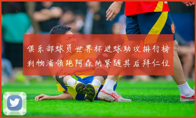 俱乐部球员世界杯进球助攻排行榜利物浦领跑阿森纳紧随其后拜仁位列第三